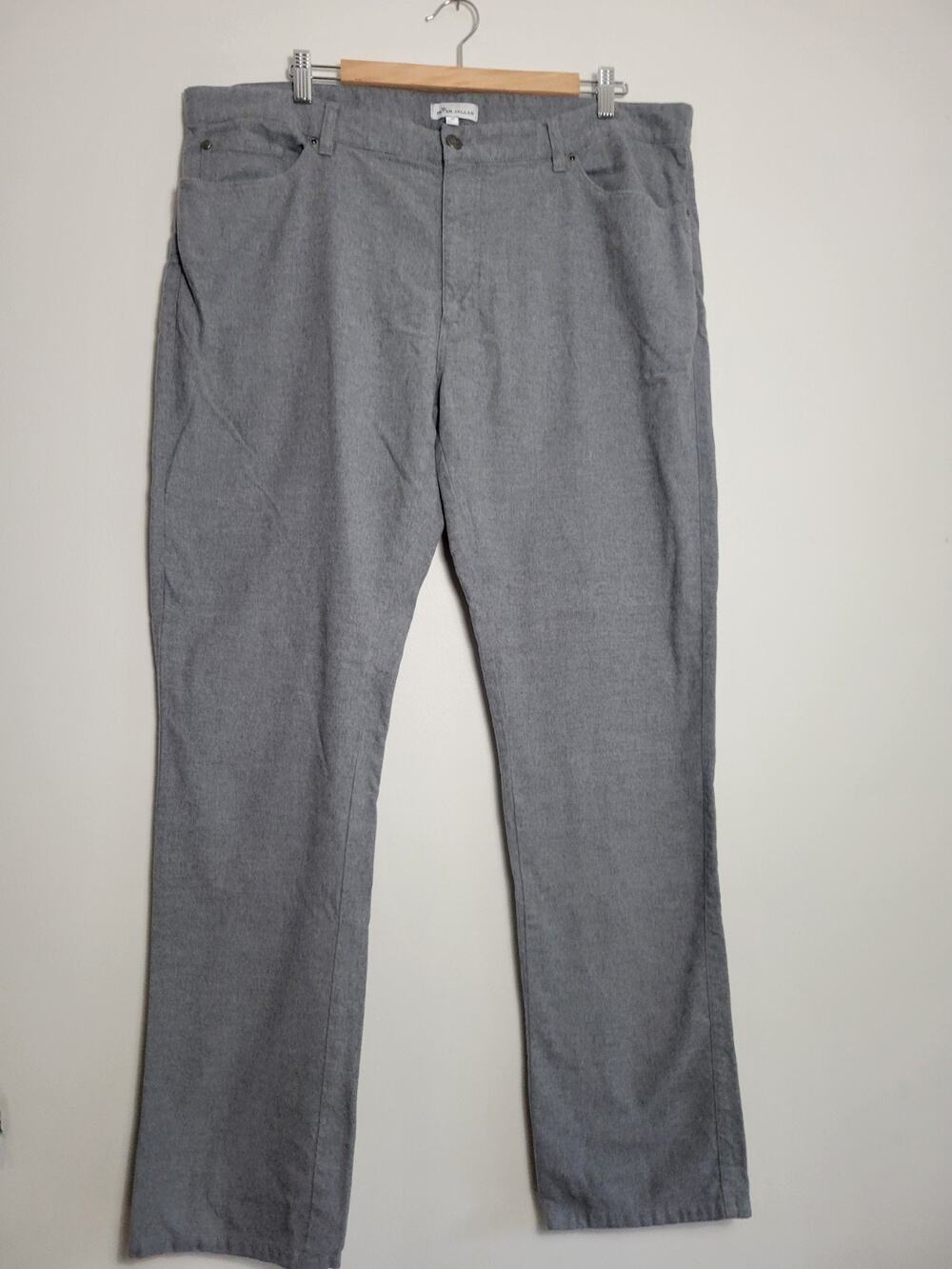 Peter Millar Mountainside Flannel 5-Pocket Pants Size 40x32 golf casual